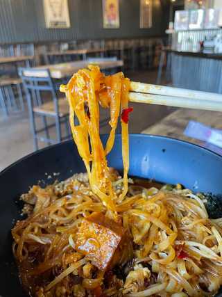 Delicious noodles at SOI PB Thai in San Diego