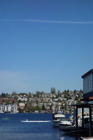 Rowing on the Union Lake against Capitol Hill