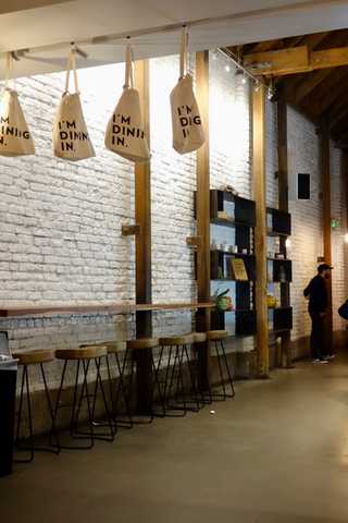 Inside the industrial inspired Craftsman and Wolves cafe