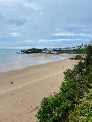 Serene North Beach from high above