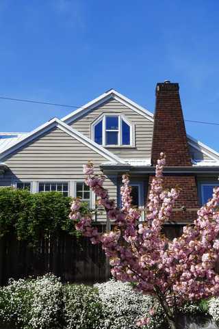 A pretty craftsman style bungalow