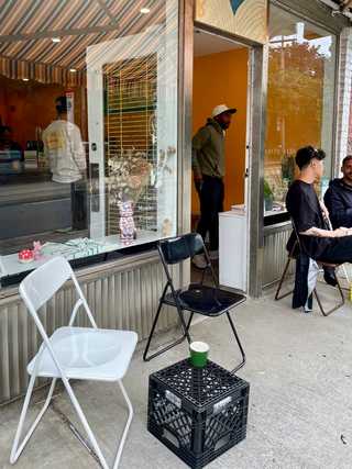 The casual, laidback entrance to Sonndr Cafe