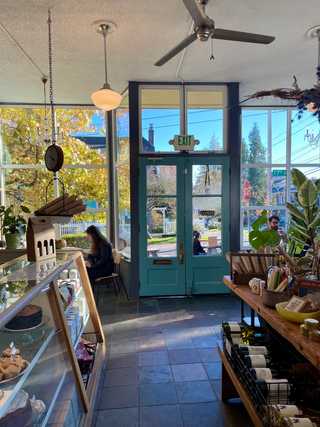 sunny view of space at Volunteer Park Cafe
